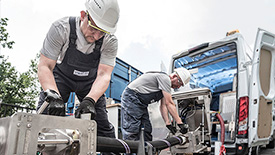 Hinweis Mobile Schlauchpruefung